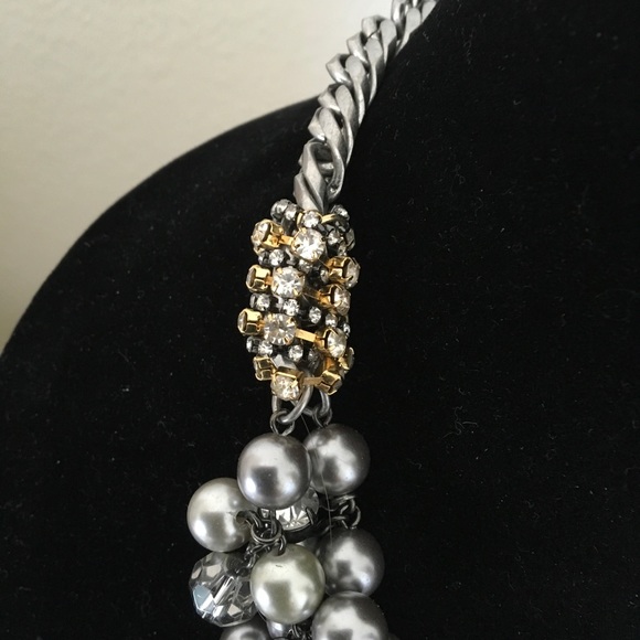 Isadora Pearl Bib Necklace - Picture 3 of 4